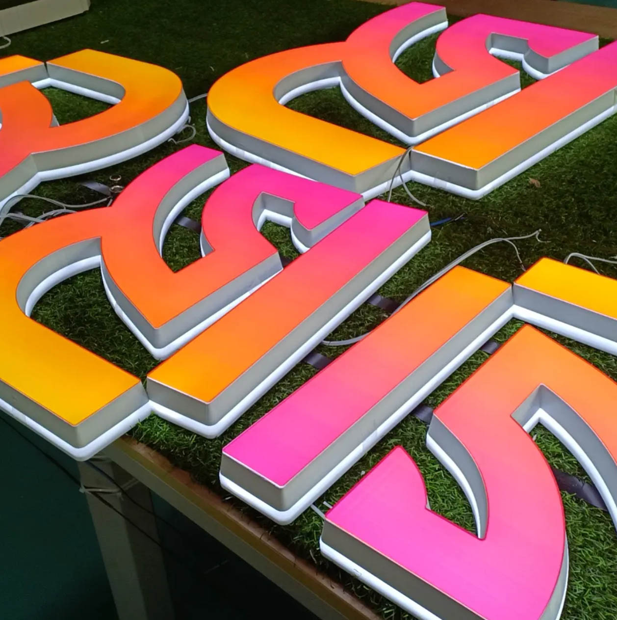 Leadlight Sign LED Frontlit Sign - Matching Advertisement - Light Up Your Brand